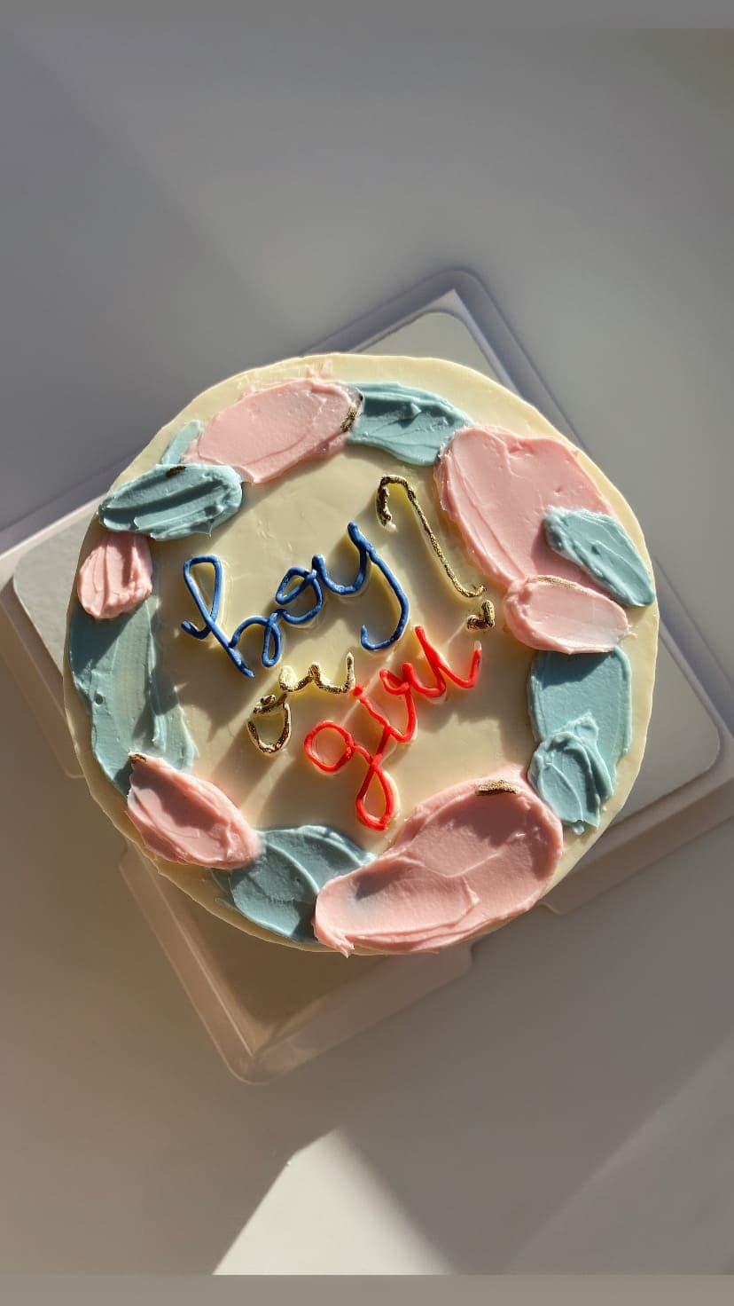 Торт на гендер–пати